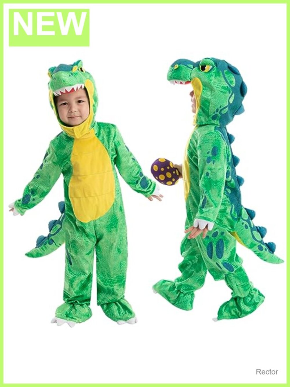 T-Rex Dinosaur Halloween Costume Baby Infant Toddler with Egg